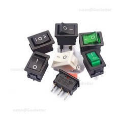 2 3 Position Rectangular Rocker Switch Latching On Off 2/3/4/6 Pin 250V 16A