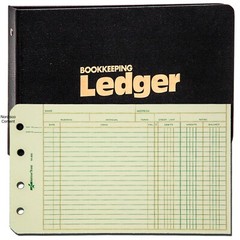 National Brand 63-453 Bookkeeping Ledger With Sheets & A to Z Index, 5 x 8-1/2″