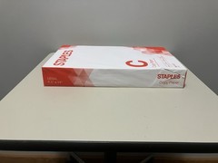 Staples Copy Paper 8.5 x 14 in White 92 Bright 20 lb 500 Sheets 127035
