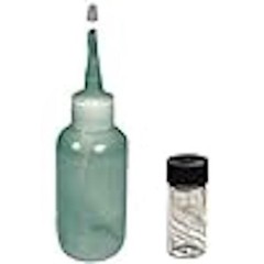 Sluice Monkey 10″ Black Gold Pan, 4oz Sniffer Bottle & Glass Vial