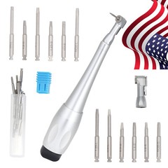 Dental Manual Implant Torque Wrench Handpiece with 16 Screws Drivers 2.35mm