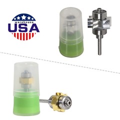 New Dental High Speed Fiber Optic LED Handpiece /Quick Coupler 6 Hole Rotor USA