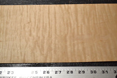 Flame Maple Raw Wood Veneer Sheet 6 x 35 inches 1/42nd 4671-56