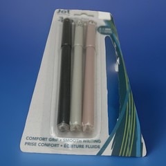 Jot Writing 3 Erasable Medium Black Animal Themed Pens