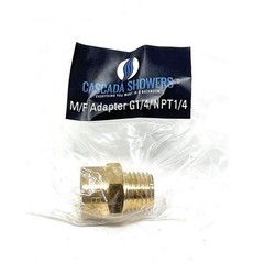G Thread (Metric BSPP) Male to NPT Female Adapter – Lead-Free (1/4″ x 1/4″)
