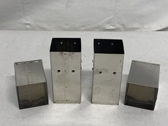 (2) BOEKEL Laboratory Stainless Sterilizing Autoclave Square Pipet Box Can 1366