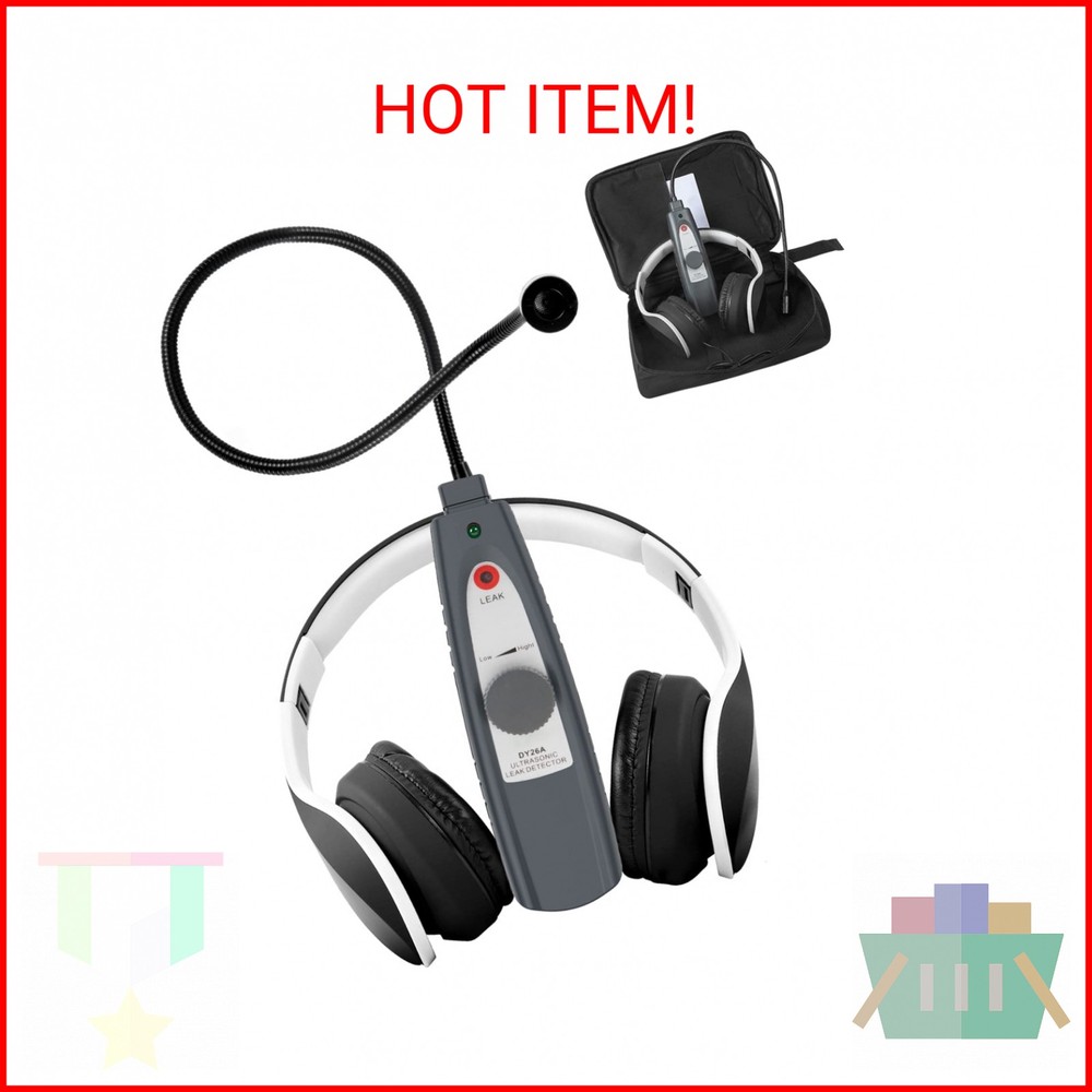 Ultrasonic Leak Detector 40KHz±2KHz Air Leak Detector Sensitivity Adjustable Aut