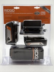 RIDGID AC87024SB2 BATTERY STARTER KIT 1.94 pounds – Black