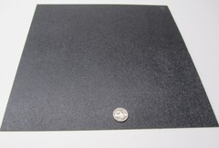 ABS Sheet Haircell Textured, 1 Side, Black, .062″ (1/16″) x 12″ x 12″, 8 Units