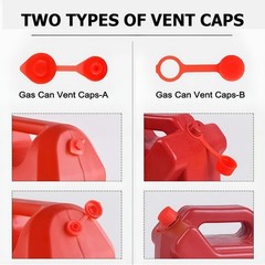 Gas Can Spout Replacement kit, 2 spouts, Anti-Spill Gas Can Nozzle Replacement