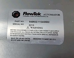 Bray 2″-150 CF8M 930932-113A0532 SS Ball Valve Pneumat. Actuator Solenoid Assem.