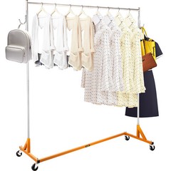 VEVOR Z-Truck Clothing Rack Rolling Garment Z Rack Lockable Casters Heavy-duty