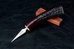 Kotoh Knife Works 5.31″ Kotoh-I Ice Pick Stag Horn Handle With Wood Sheath