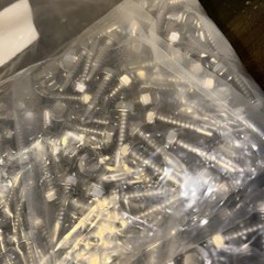 (500)#12 Hex Washer Head Self Drilling Sheet Metal TekScrews 410 Stainless Steel