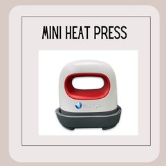 World Paper Mini Heat Press Iron for HTV, DTF prints