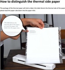 200 Sheets 8.5x11in US Letter Thermal Paper for Portable M08F-Letter Printer