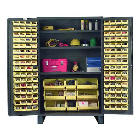 Durham Mfg Jc-137-3S-95 Extra-Heavy Duty Bin Cabinet, 48 In W, 78 In H, 24″ D,