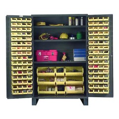 Durham Mfg Jc-137-3S-95 Extra-Heavy Duty Bin Cabinet, 48 In W, 78 In H, 24″ D,
