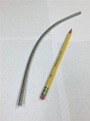 Zinc Extruded Rod 99.9% Pure 0.25 inch Diameter x 1 Foot