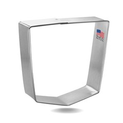 Foose Back Pocket Cookie Cutter 3.75 Inch -Tin Plated Steel Cookie Cutters – Bac