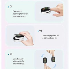 LCD Heart Rate tester Blood Oxygen Meter Fingertip Pulse Oximeter SPO2