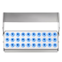 AZDENT Dental Diamond Polishing Burs FG 1.6mm/ 8/30 Holes Burs Holder Sterilizer