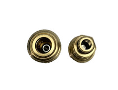Lot Of 2, Dixon Quick Coupling 2DM2-B, Brass, 1/4 MNPT, 1/4 Body