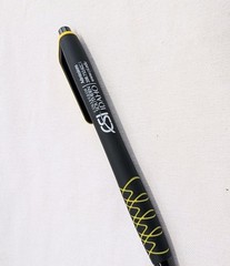 30 Misprint Retractable Click Pens SPIRALINA COMFORT NIGHT Hub Pen Lot YELLOW