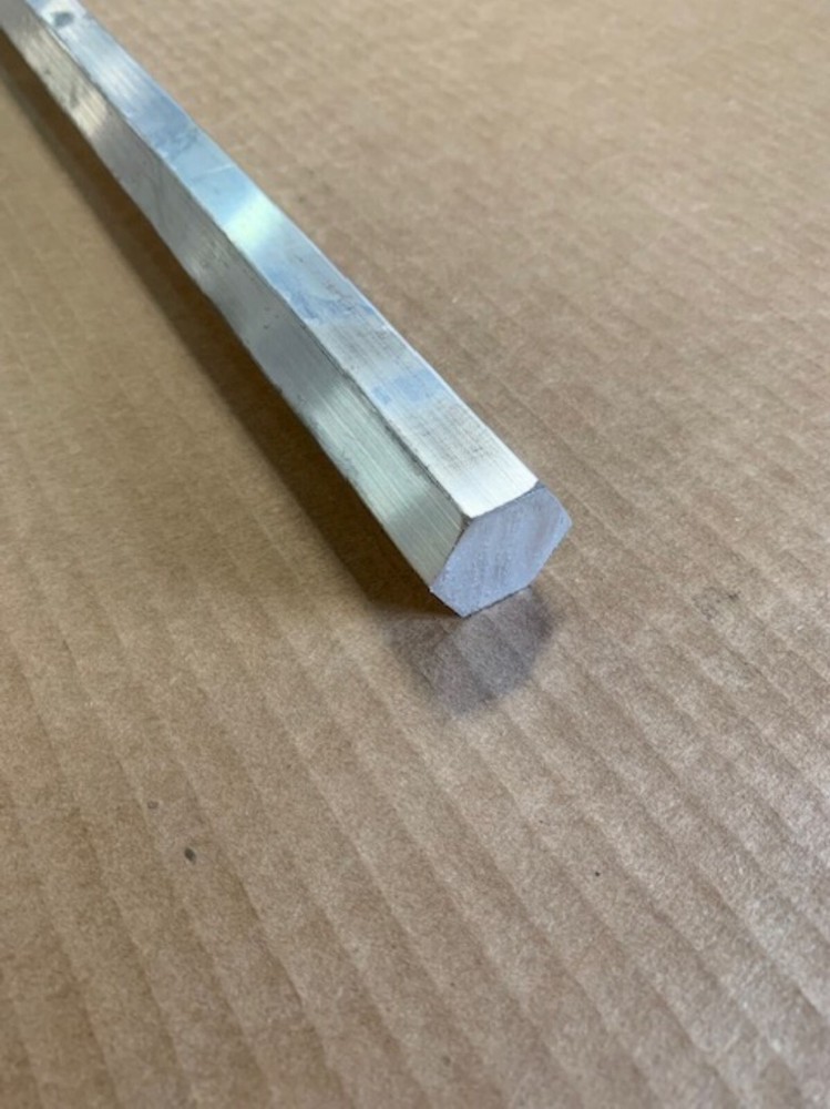 1″ Aluminum Hex Bar x 4″ Long – 6061 Aluminum – Hexagonal Bar – 1″ Across Flats