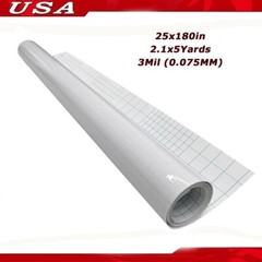 25”x180″ Glossy Laminating Film Glossy Vinyl Cold Roll Lamination 3Mil FreeShip