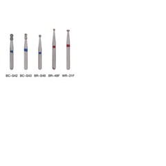 AZDENT Dental Diamond Burs For High Speed Handpiece Friction Grip 5Pcs/Box