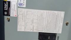 ALF3422ABX GE 225A 120V 3Ø 4W Panel w/ 225 Amp Main & 20A Branch Breakers