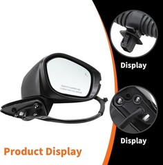 Right Passenger Side Mirror Assembly Compatible with Civic Touring Sport 2022-20