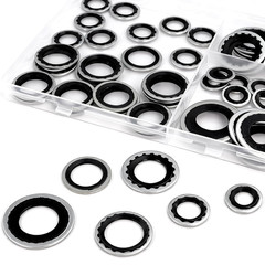52 PCS AC Gasket Kit – R134A AC Seal Kit with Compressor Gaskets, A/C Line Seals