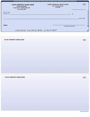 Printed Computer Checks Comparable With QuickBooks w / CUSTOM Logo 100 Checks