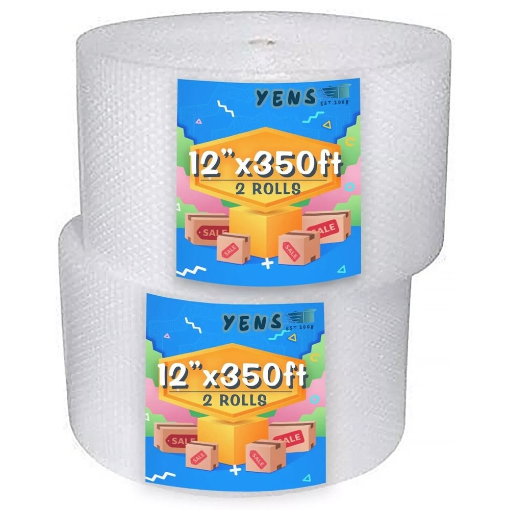 3/16″ Small Bubble Cushioning Wrap Padding Roll 700’x 12″ Wide Perf 12″ 700FT