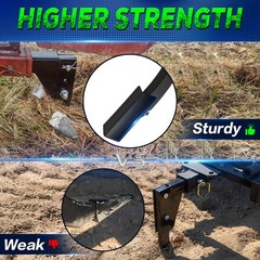3 Point Trencher Ripper Attachment fit 2″ Receivers, Hitch Mounted Ripper…