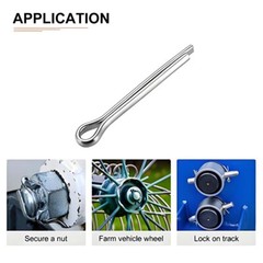Cotter Split Pins – A2 Stainless Steel 1.0mm 1.2mm 1.5mm 2mm 2.5mm 3mm 3.2mm