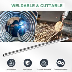 Versatile 300mm Stainless Steel Pipe – Perfect for Industrial & Crafting Needs