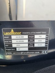 Landhonor Log Grapple Hydraulic Skid Steer Attachment CAT Deere Forks