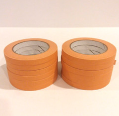 Tape Logic® ORANGE Masking Tape 1/2″ X 60 yards (4.9mm) T93300312PKD 12 Rolls