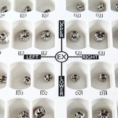 48 ASSORTED PRIMARY MOLAR STAINLESS STEEL CROWNS – COMPLETE KIT