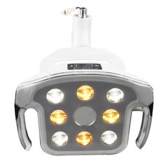 12W Dental Oral Lamp 8 LED Bulbs Surgical Operation Light Sensor Switch 22/26mm