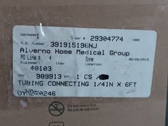 Medline DYND50246 Connecting 1/4″ x 6′ Tubing, Sterile, No Latex, Non-Conductive