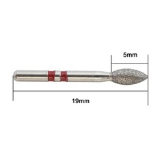 Zirconia Cutting Diamond Burs Egg Football Z368/023F Friction Grip High Speed