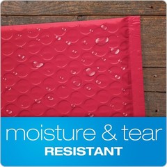 Effortless Shipping With 25 Red Poly Bubble Mailers 8.25 x 11 – Self-Seal Design