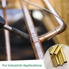 M METERXITY 300mm Brass Round Tube, 1mm 1.5mm 2mm 2.5mm 3mm 3.5mm, Tone