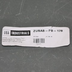 (2) USA Sealing Sleeve Bearing ZUSAB-PB-178, PTFE Lined, 40mm Bore x 50mm, Steel