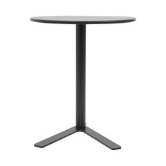 Side Table 22 Inches High Y-shaped Base Circular Top 88 Pounds Capacity Saving