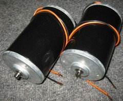 2 X Buehler 12V DC Large Hobby Motor – Short Slotted Shaft – 115 Watt – 6000 RPM